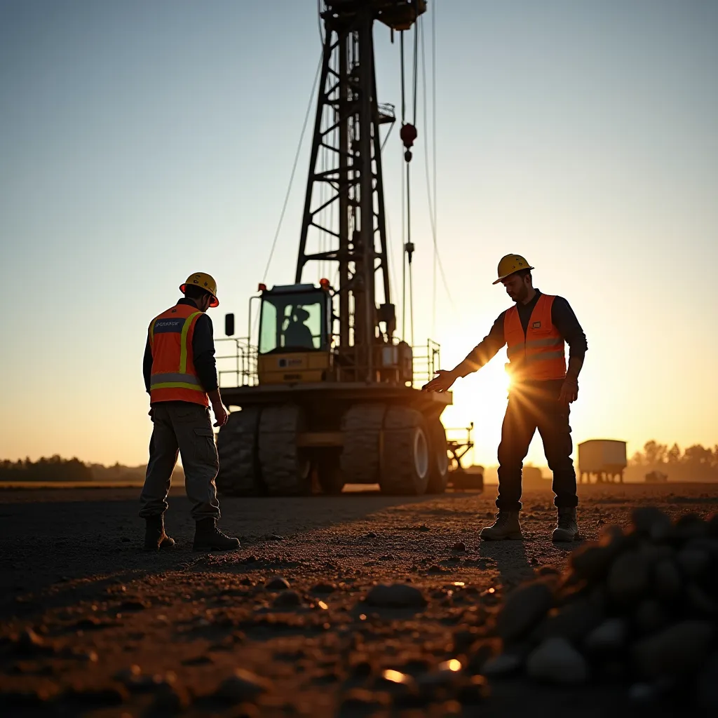 Industrial oil distribution warehouse