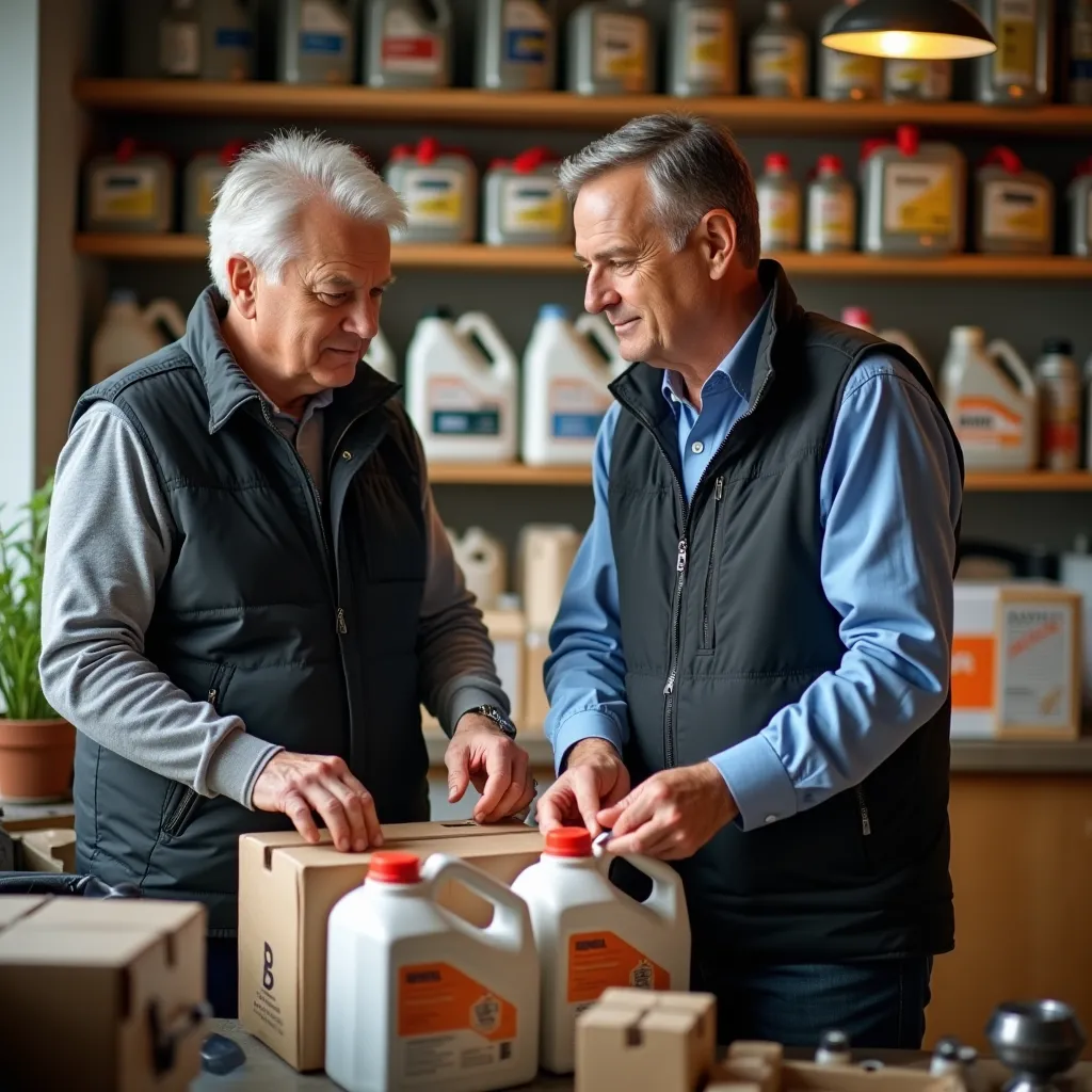 Industrial oil distribution